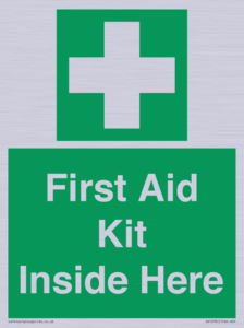 First Aid Kit Inside Here